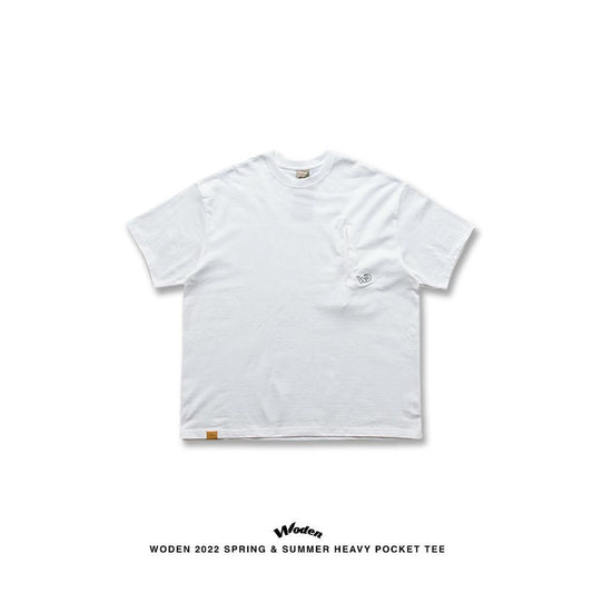 WODEN 2022 Spring & Summer Heavy Pocket Tee 白