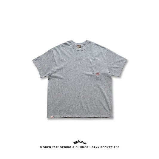 WODEN 2022 Spring & Summer Heavy Pocket Tee 灰