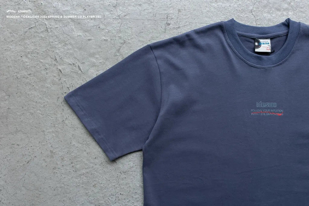 WODEN® / idealism® 2022 Spring & Summer CD player Tee (藍色款)