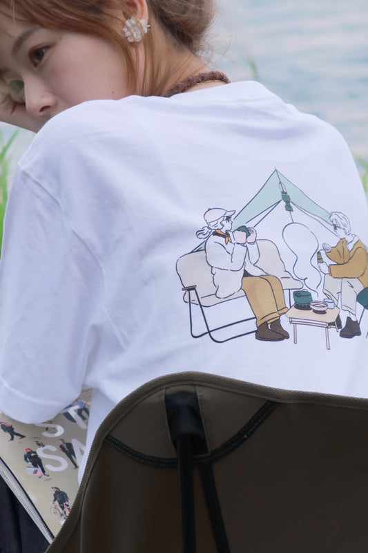 Peep_Projects x Vinday 2022 S/S Camping & Chilling Tee