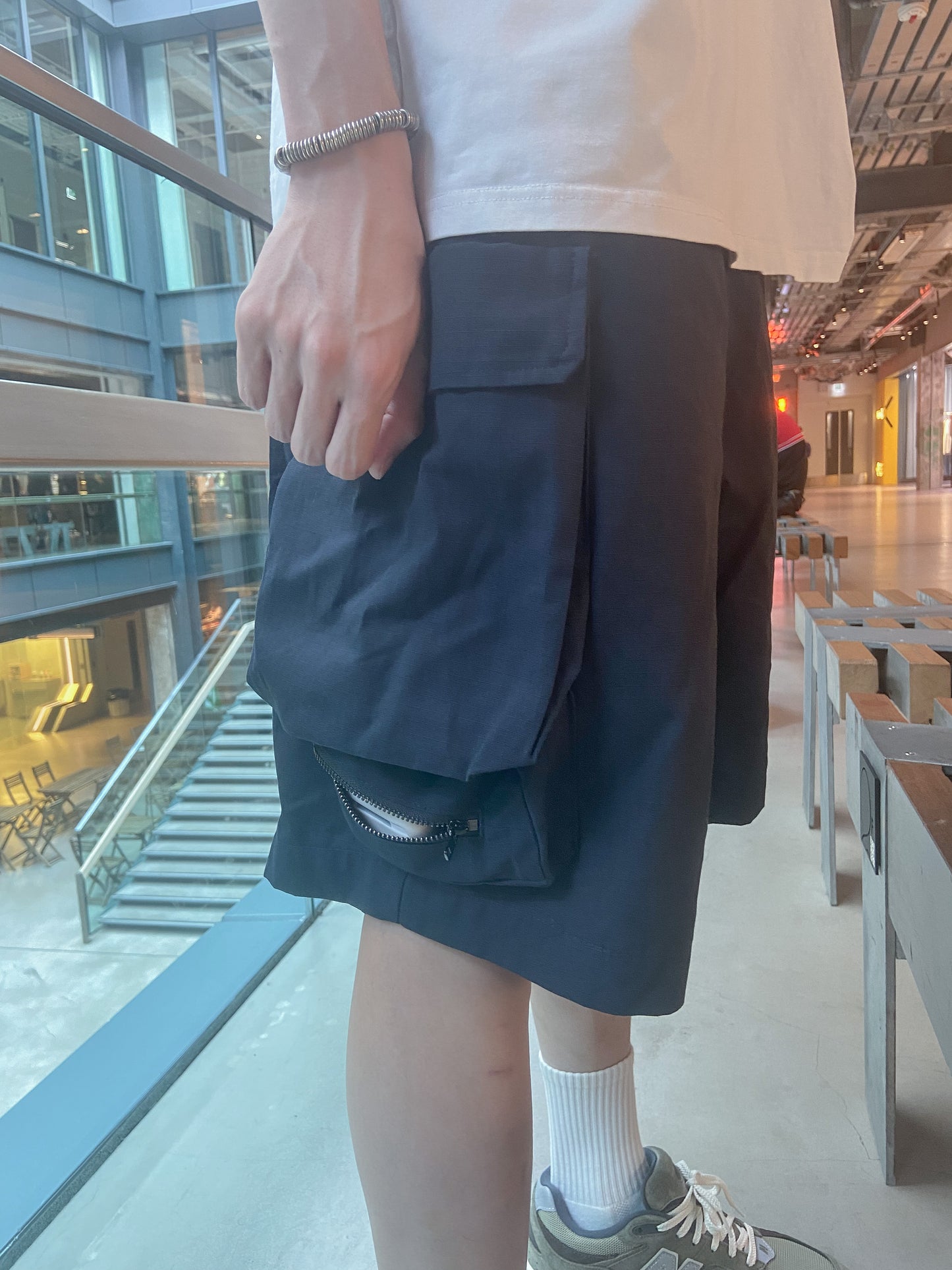 VINDAY 2022 S/S 2-Layers Utility Shorts