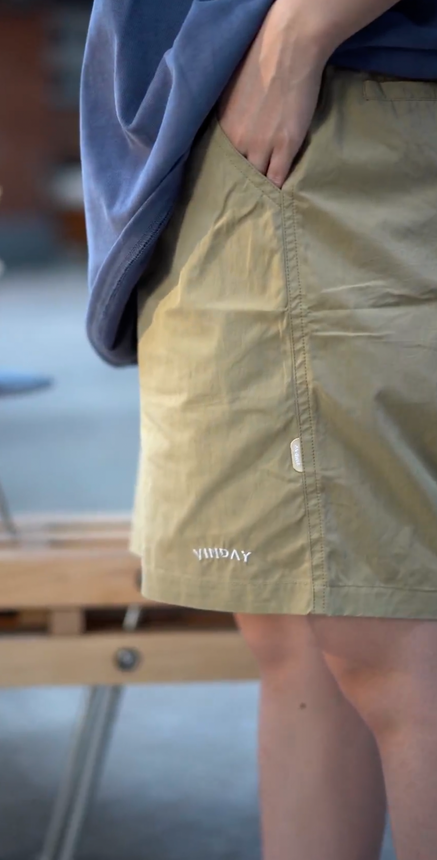 VINDAY 2022 S/S Cityboy Casual Shorts 卡其