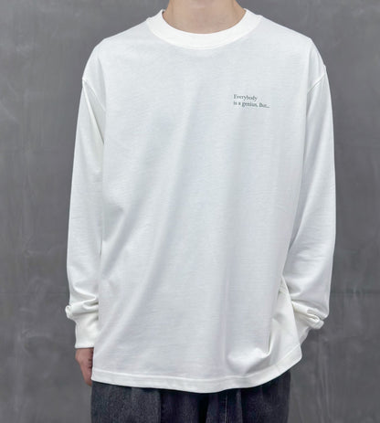 Vinday 2022 A/W Genius Doodle Long Sleeve 米色