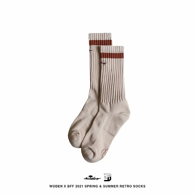 WODEN X BFF 2021 Spring & Summer Retro Socks 四色