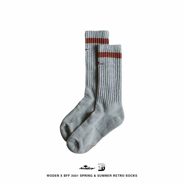 WODEN X BFF 2021 Spring & Summer Retro Socks 四色