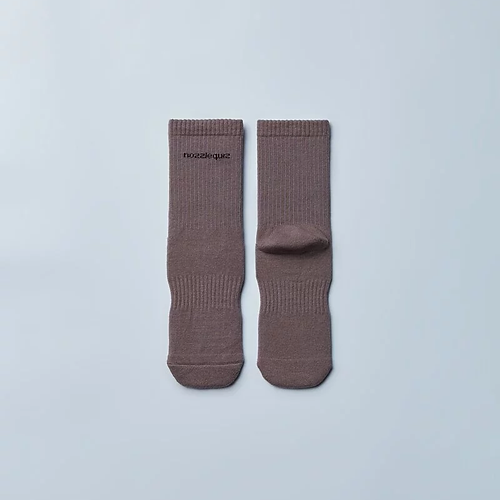 灰紅 - Essential中筒休閒襪