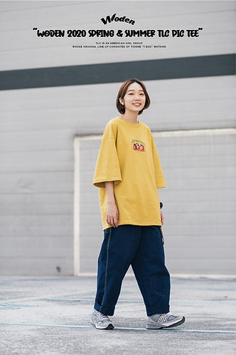 WODEN 2020 Spring & Summer TLC Pic Tee（芥末黃）