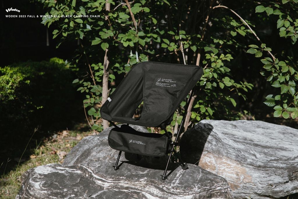 WODEN 2022 Fall & Winter All Black Camping Chair