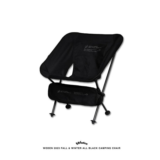 WODEN 2022 Fall & Winter All Black Camping Chair